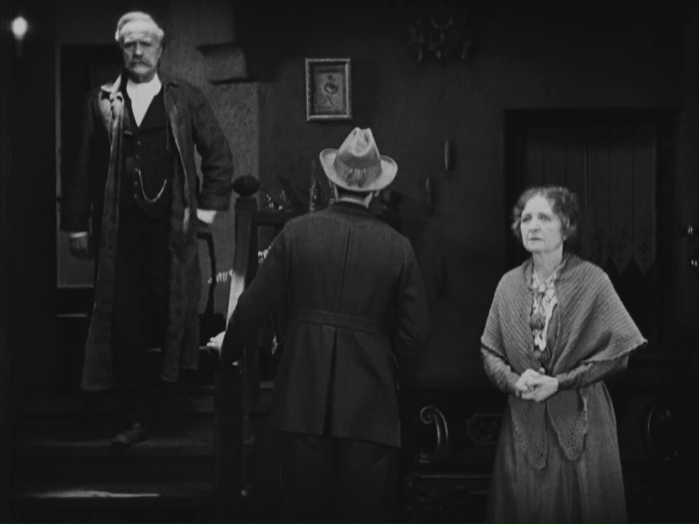 La casa de Millet (Carl Miller) en clave de luz alta, 'Una mujer de París' (1923, Charles Chaplin)