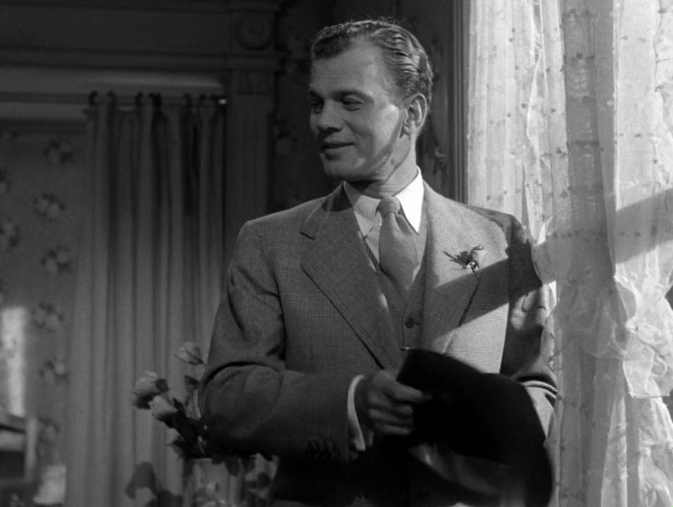 Joseph Cotten (el tío Charlie) en 'La sombra de una duda' 1943, Alfred Hitchcock)