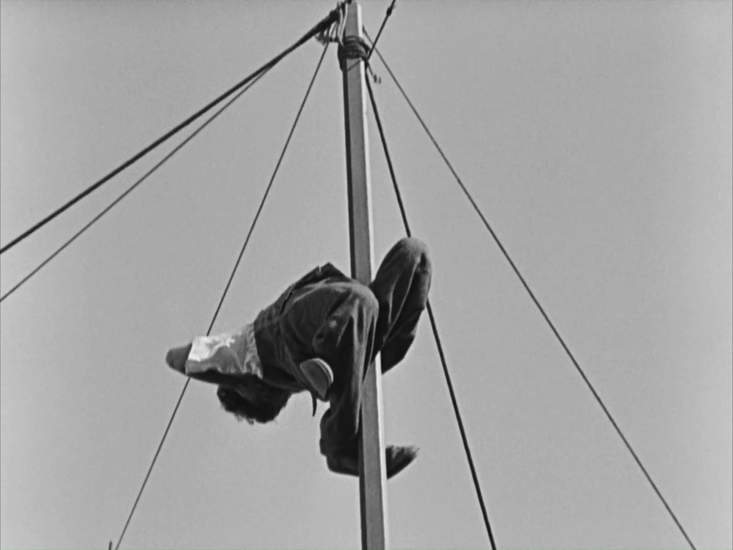 Charles Chaplin (el vagabundo) en 'El circo' (1928, Charles Chaplin)