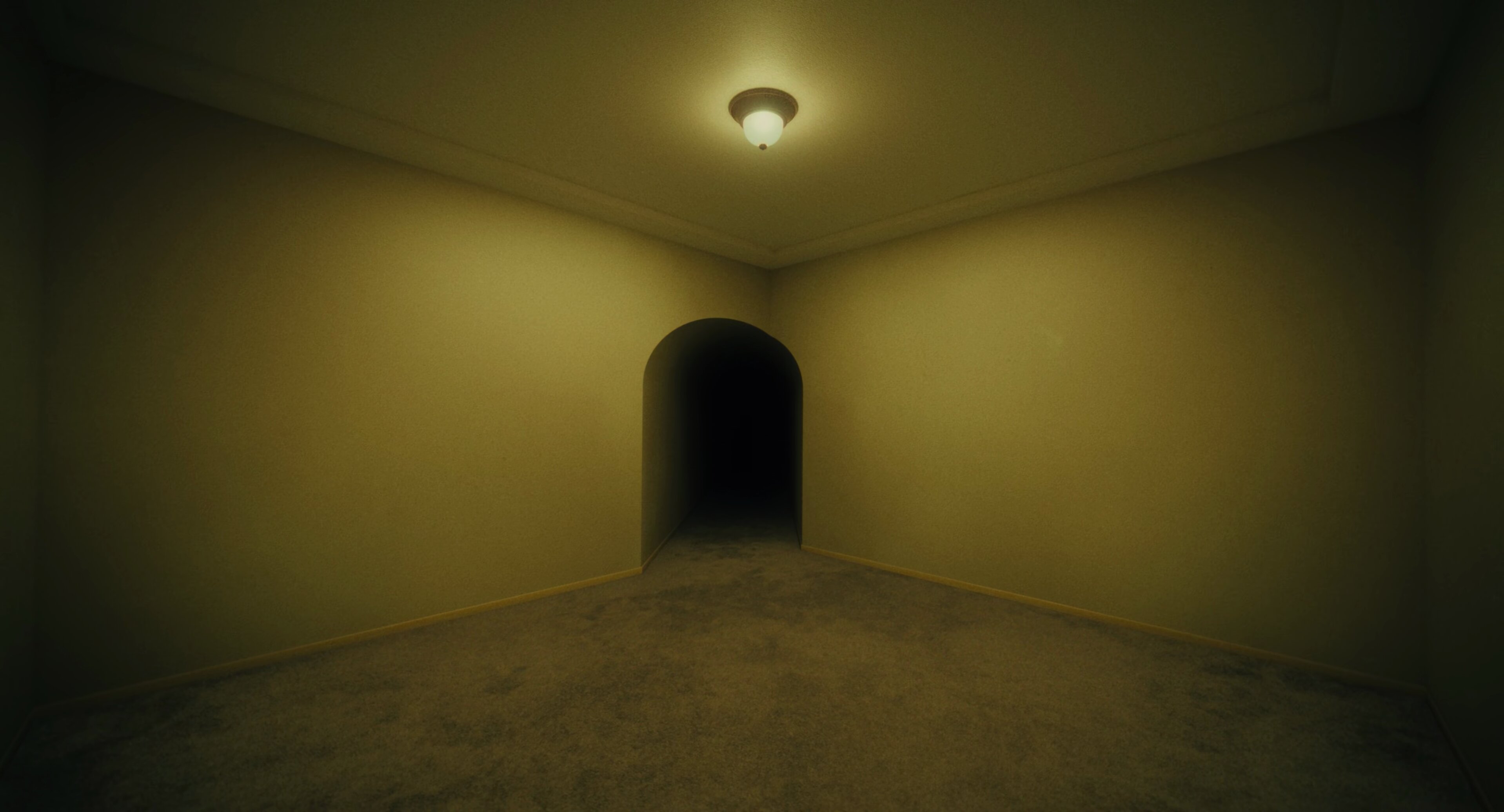 Fase nueve de la síntesis en 'Backrooms', 2026, de Kane Parsons.