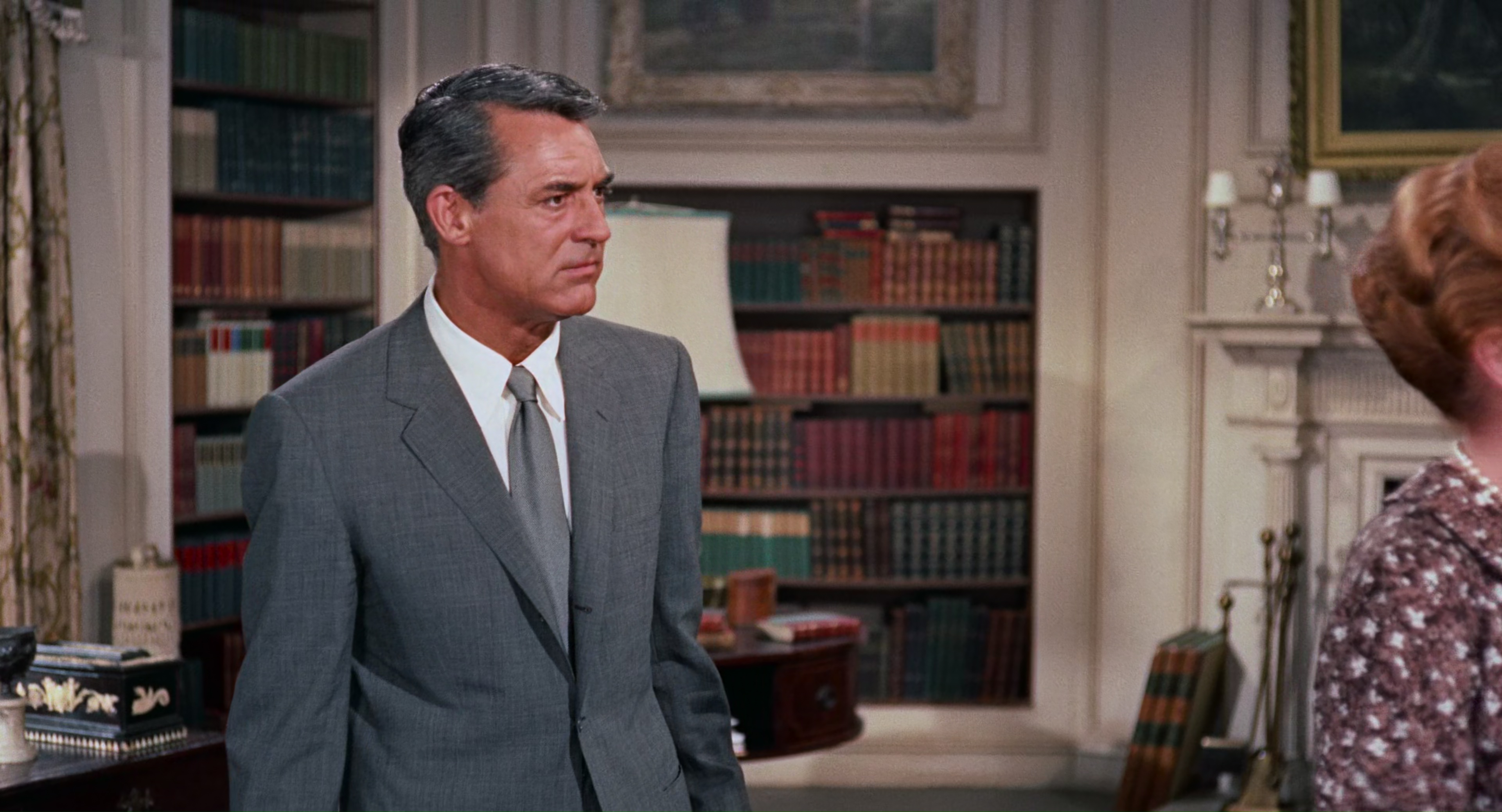 Cary Grant como Roger Thornhill en 'Con la muerte en los talones', en 1959, de Alfred Hitchcock.