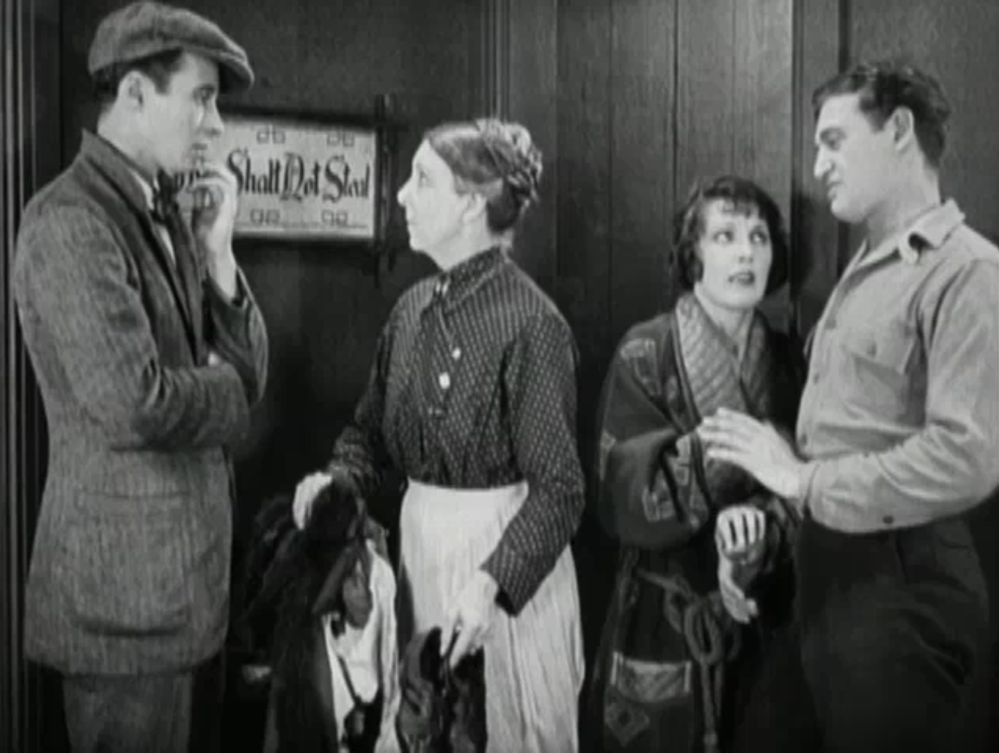 Edythe Chapman, Richard Dix, Rod La Rocque y Leatrice Joy 'The Ten Commandments'
