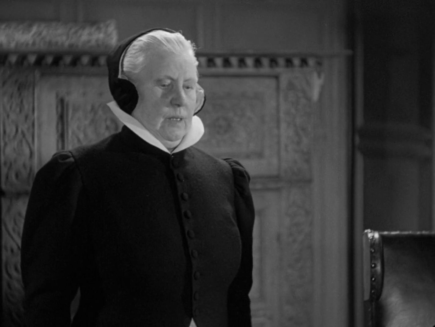 Sigrid Neiiendam (Merete) en 'Dies irae' (1943, Dreyer)