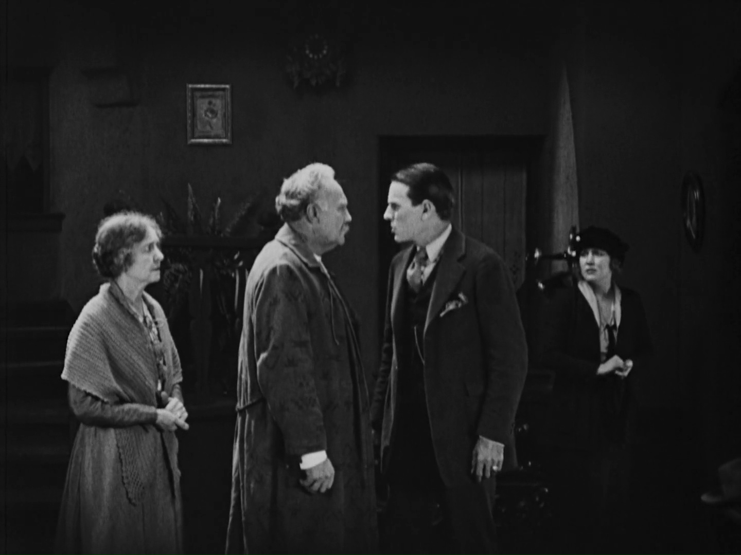 La casa de Millet (Carl Miller) en clave de luz baja, 'Una mujer de París' (1923, Charles Chaplin)