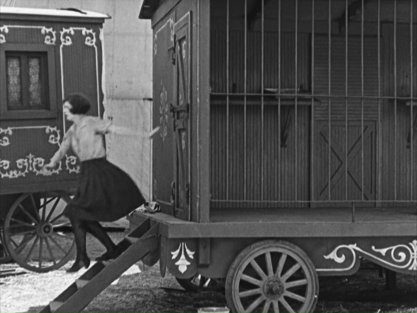 Merna Kennedy (la hija del propietario/jefe) en 'El circo' (1928, Charles Chaplin)